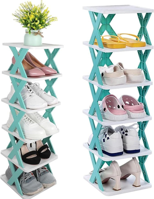 X-Shaped Shoe Rack